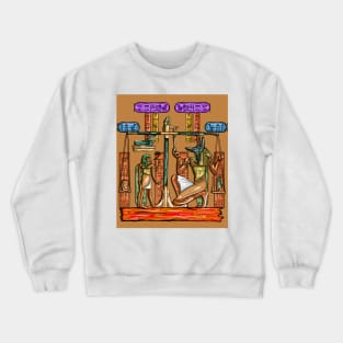 THE WEIGHING OF HEART CEREMONY Crewneck Sweatshirt